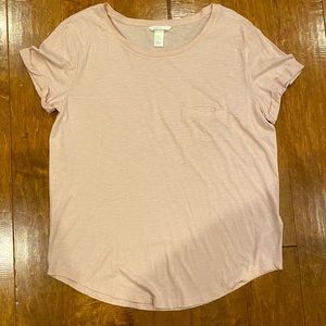 Pink Basic H&M Shirt with pocket